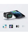 Kup ChoetechApple Drahtloses Ladegerät T317 Qi 2-in-1 für Smartphones/ Watch mit Ständer (MFI) USB-C weiß - CHT107 - {ean13} - Sklep Home Screen