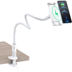 Buy Desk mount with wireless charger Choetech T548-S 10W white - CHT108 - {ean13} - Home Screen Store Europe