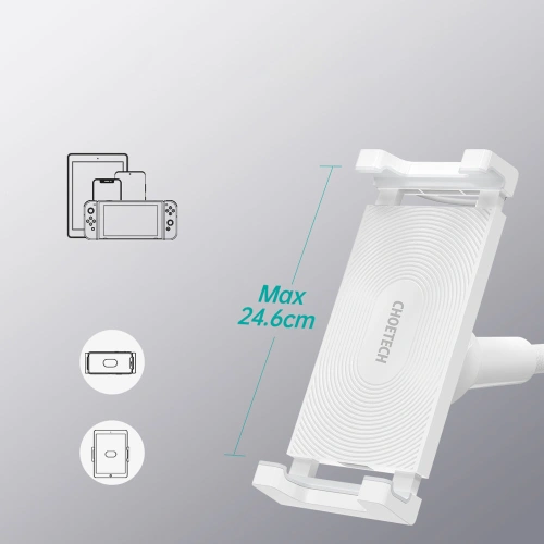 Kup Urmă de birou cu încărcător wireless Choetech T548-S 10W alb - CHT108 - {ean13} - Sklep Home Screen