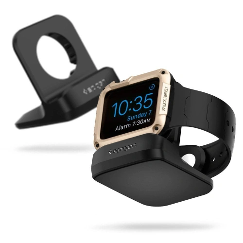 Kup Podstavec Spigen S350 Night Stand Apple Watch 38/40/41/42/44/45mm Černý - SPN2890 - {ean13} - Sklep Home Screen