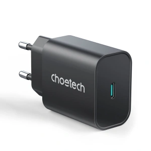 Buy Choetech PD6003 Wall Charger USB-C 25W PPS PD black - CHT110 - {ean13} - Home Screen Store Europe