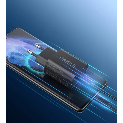 Kup Ładowarka sieciowa Choetech PD6003 USB-C 25W PPS PD czarny - CHT110 - {ean13} - Sklep Home Screen