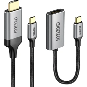 Buy Choetech HUB-H12 HUB USB-C/HDMI 2.0 4K@60Hz gray + USB-C/HDMI 4K@60Hz CH0021 Cable 2m gray - CHT111 - {ean13} - Home Screen Store Europe