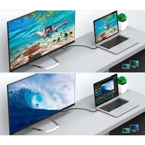 Kup Adapter HUB Choetech HUB-H12 USB-C/HDMI 2.0 4K@60Hz szary + kabel CH0021 USB-C/HDMI 4K@60Hz 2m szary - CHT111 - {ean13} - Sklep Home Screen