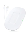 Kup Choetech Drahtloses Ladegerät T550-F-V2 Qi 15W + USB-A/USB-C Kabel 1m weiß - CHT112 - {ean13} - Sklep Home Screen