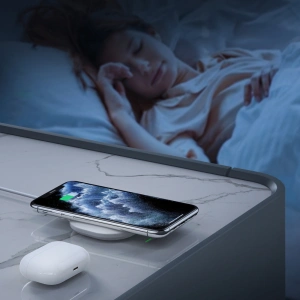 Kup Ładowarka bezprzewodowa Choetech T550-F-V2 Qi 15W + kabel USB-A/USB-C 1m biały - CHT112 - {ean13} - Sklep Home Screen