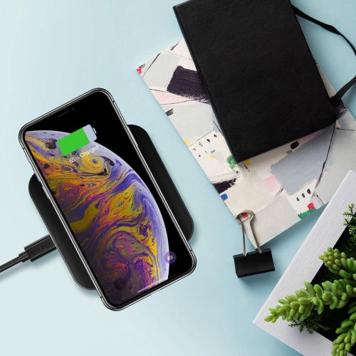Kup Ładowarka bezprzewodowa Choetech T511-S Qi 10W czarny + ładowarka sieciowa Q5003 18W biała + kabel USB-A/microUSB 1,2m biały - CHT113 - {ean13} - Sklep Home Screen