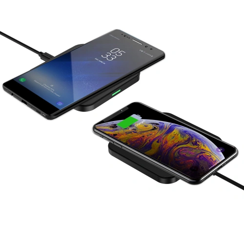 Kup Choetech Drahtloses Ladegerät T511-S Qi 10W schwarz + Ladegerät Q5003 18W weiß + USB-A/microUSB Kabel 1,2m weiß - CHT113 - {ean13} - Sklep Home Screen