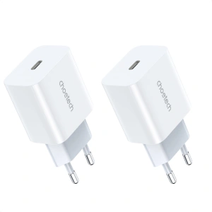Buy Choetech PD5005-EU Wall Charger USB-C PD 20W 3A white [2 PACK] - CHT115 - {ean13} - Home Screen Store Europe