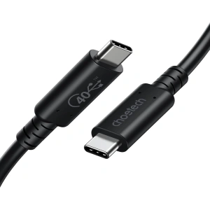 Kup Kabel Choetech XCC-1028 USB-C/USB-C USB 4 Gen3 100W 40Gbps/8K 0.8m czarny - CHT117 - {ean13} - Sklep Home Screen