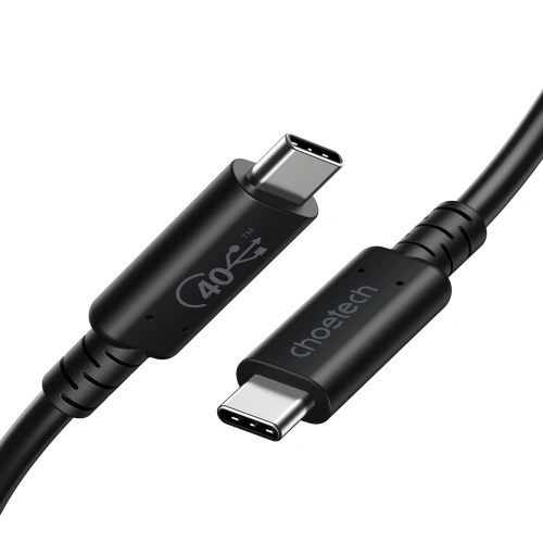 Kup Kabel Choetech XCC-1028 USB-C/USB-C USB 4 Gen3 100W 40Gbps/8K 0.8m černý - CHT117 - {ean13} - Sklep Home Screen