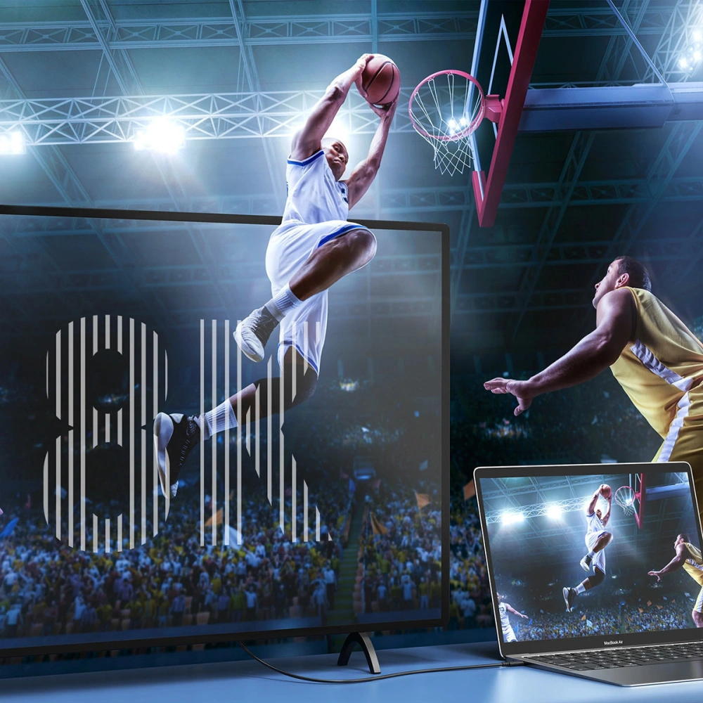 Kabel Choetech XCC-1028 USB-C/USB-C USB 4 Gen3 100W 40Gbps/8K 0.8m czarny