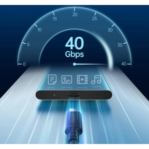 Kup Kabel Choetech XCC-1028 USB-C/USB-C USB 4 Gen3 100W 40Gbps/8K 0.8m czarny - CHT117 - {ean13} - Sklep Home Screen