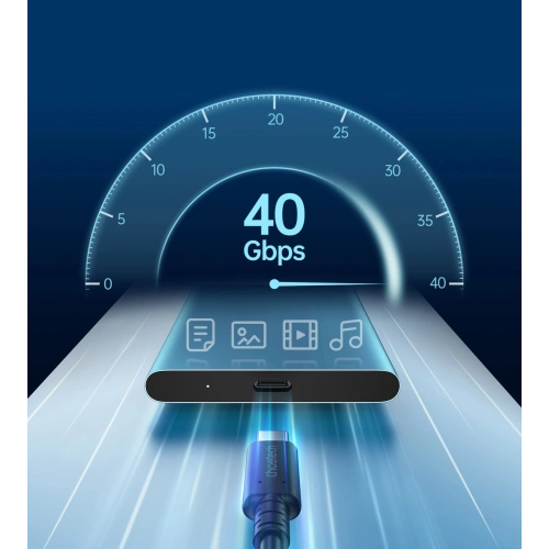 Kup Kabel Choetech XCC-1028 USB-C/USB-C USB 4 Gen3 100W 40Gbps/8K 0.8m černý - CHT117 - {ean13} - Sklep Home Screen