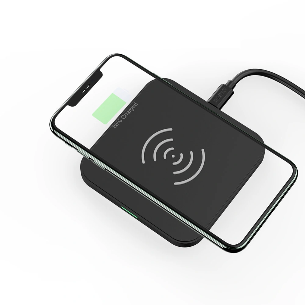 Ładowarka bezprzewodowa Choetech T511-S Qi 10W + ładowarka sieciowa Q5003 18W + kabel USB-A/microUSB 1,2m czarny