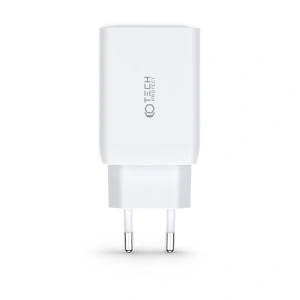 Kup Încărcător de rețea Tech-Protect C65W Încărcător de rețea cu 3 porturi PD 65W QC 3.0 Alb - THP2052 - {ean13} - Sklep Home Screen