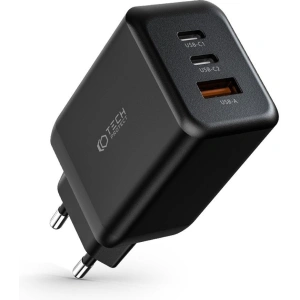 Kup Încărcător de rețea Tech-Protect C65W Încărcător de rețea cu 3 porturi PD 65W QC 3.0 Negru - THP2053 - {ean13} - Sklep Home Screen