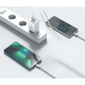 Kup Încărcător de rețea Tech-Protect C65W Încărcător de rețea cu 3 porturi PD 65W QC 3.0 Negru - THP2053 - {ean13} - Sklep Home Screen