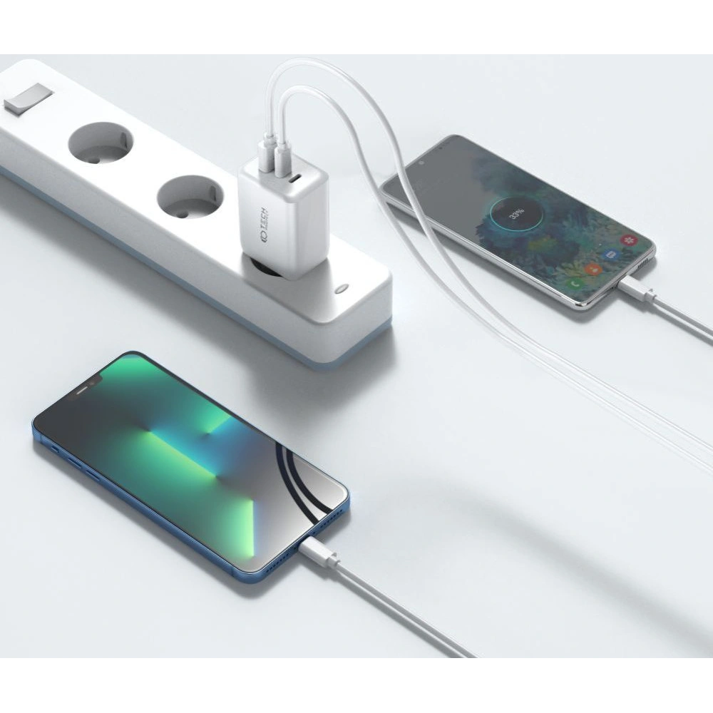 Ładowarka sieciowa Tech-Protect C65W 3-port Network Charger PD 65W QC 3.0 Black