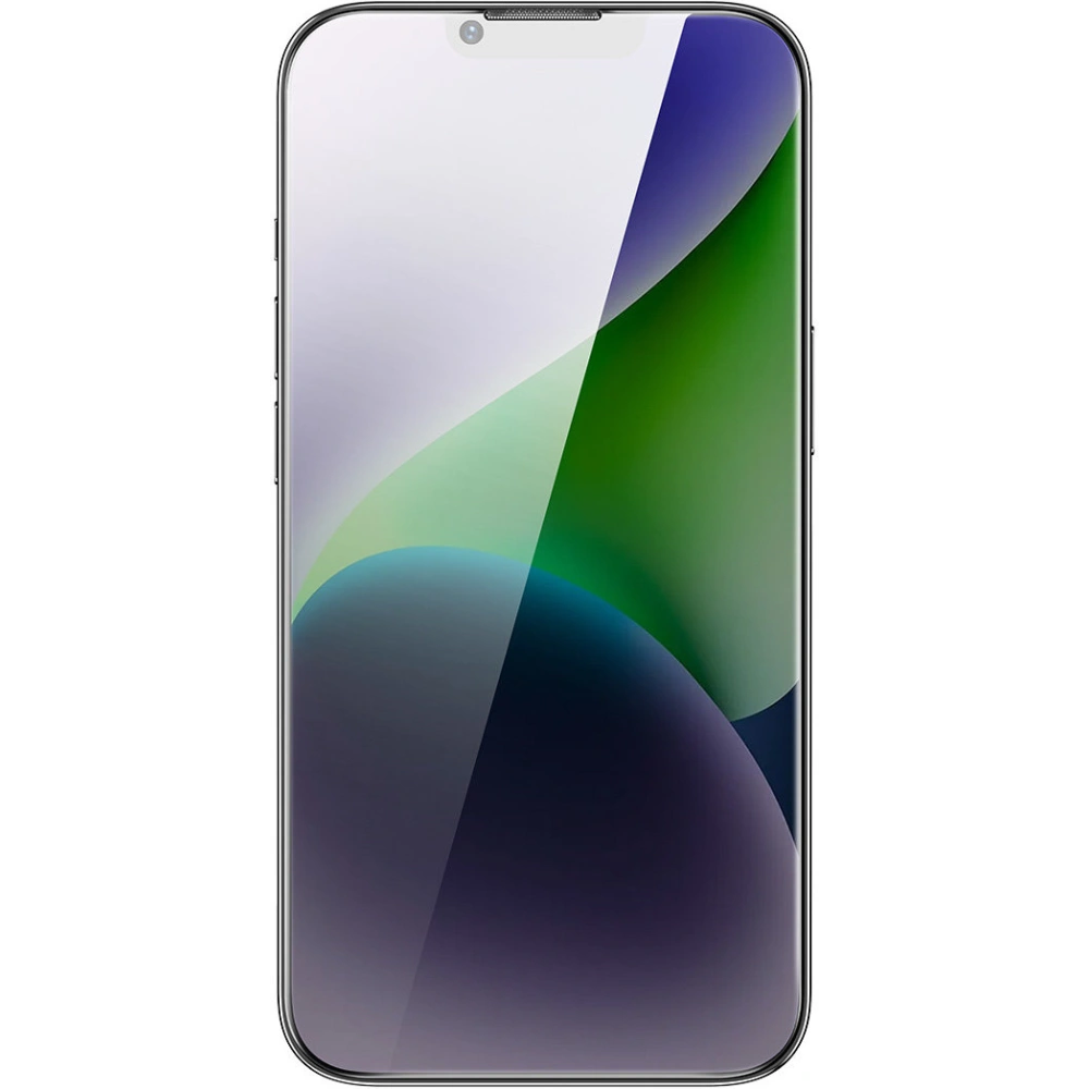 Szkło hartowane Baseus 0.4mm Privacy Apple iPhone iPhone 14 Plus / 15 Plus z filtrem przeciwpyłowym