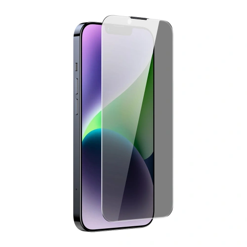 Kup Sticlă călită Baseus 0.4mm Privacy Apple iPhone iPhone 14 Plus / 15 Plus cu filtru antistatic - BSU4332 - {ean13} - Sklep Home Screen