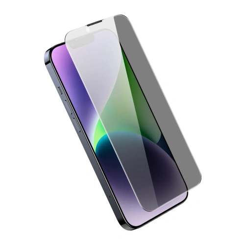 Kup Sticlă călită Baseus 0.4mm Privacy Apple iPhone iPhone 14 Plus / 15 Plus cu filtru antistatic - BSU4332 - {ean13} - Sklep Home Screen