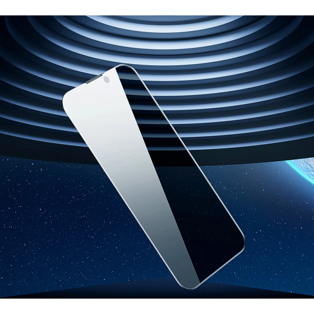 Szkło hartowane Baseus 0.4mm Privacy Apple iPhone iPhone 14 Plus / 15 Plus z filtrem przeciwpyłowym