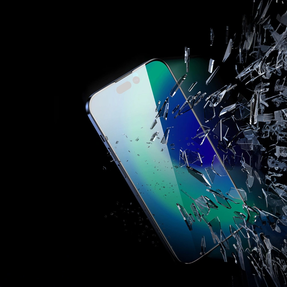 Szkło hartowane Baseus 0.4mm Privacy Apple iPhone iPhone 14 Plus / 15 Plus z filtrem przeciwpyłowym