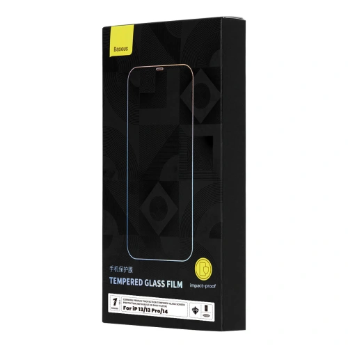 Kup Sklo tvrzené Baseus 0.4mm Privacy Apple iPhone 14/13/13 Pro s filtrem proti prachu - BSU4333 - {ean13} - Sklep Home Screen