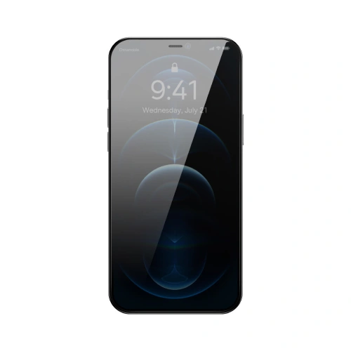 Kup Szkło hartowane Baseus 0.4mm Privacy Apple iPhone 12 Pro Max z filtrem przeciwpyłowym - BSU4334 - {ean13} - Sklep Home Screen