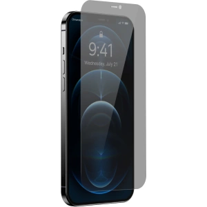 Szkło hartowane Baseus 0.4mm Privacy Apple iPhone 12 Pro Max z filtrem przeciwpyłowym