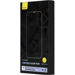 Szkło hartowane Baseus 0.4mm Privacy Apple iPhone 12 Pro Max z filtrem przeciwpyłowym