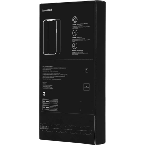 Szkło hartowane Baseus 0.4mm Privacy Apple iPhone 12 Pro Max z filtrem przeciwpyłowym