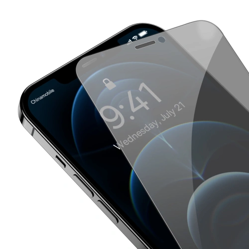 Kup Szkło hartowane Baseus 0.4mm Privacy Apple iPhone 12 Pro Max z filtrem przeciwpyłowym - BSU4334 - {ean13} - Sklep Home Screen