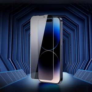 Szkło hartowane Baseus 0.4mm Privacy Apple iPhone 12 Pro Max z filtrem przeciwpyłowym