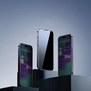 Szkło hartowane Baseus 0.4mm Privacy Apple iPhone 12 Pro Max z filtrem przeciwpyłowym