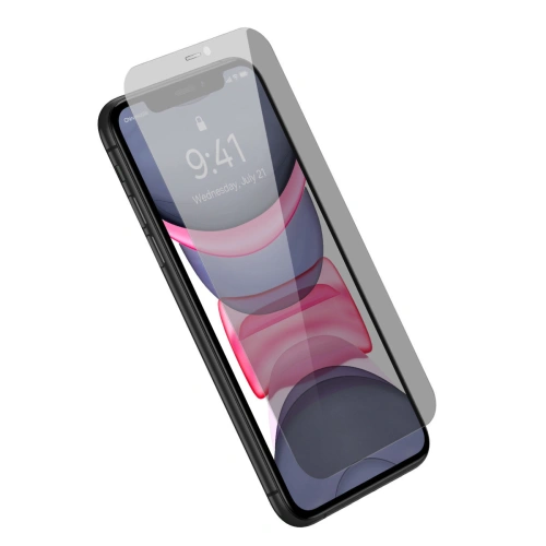 Kup Szkło hartowane Baseus 0.4mm Privacy Apple iPhone 11/XR z filtrem przeciwpyłowym - BSU4335 - {ean13} - Sklep Home Screen