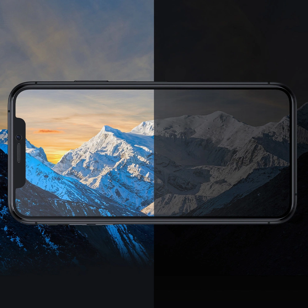 Szkło hartowane Baseus 0.4mm Privacy Apple iPhone 11/XR z filtrem przeciwpyłowym