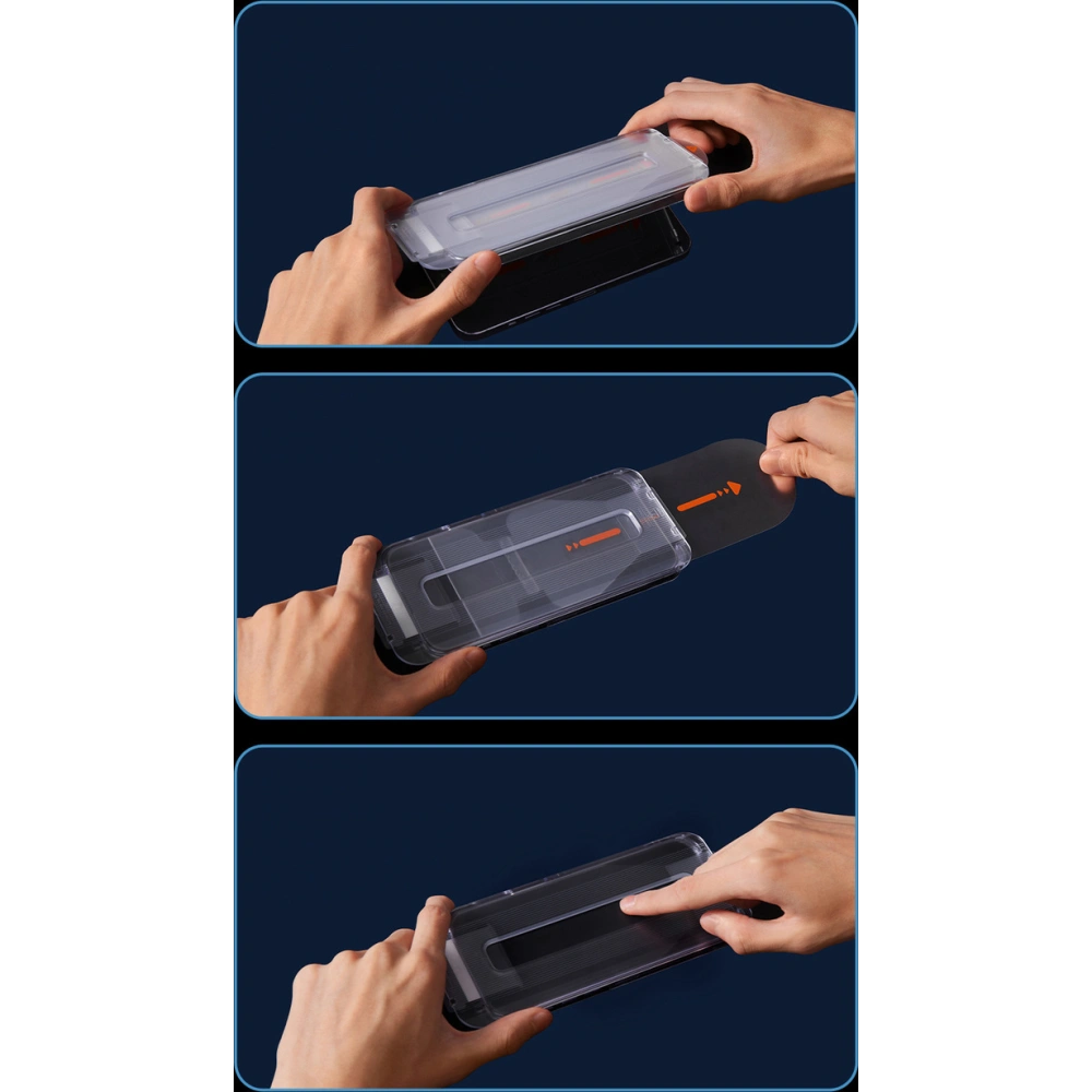 Szkło hartowane Baseus 0.4mm Privacy Apple iPhone 11/XR z filtrem przeciwpyłowym