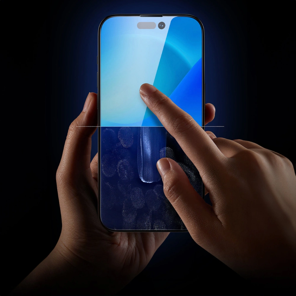 Szkło hartowane Baseus 0.4mm Privacy Apple iPhone 11/XR z filtrem przeciwpyłowym