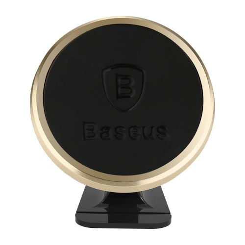 Kup Magnetický automobilový držák Baseus s rotací 360 stupňů Magnetic (zlatý) - BSU4337 - {ean13} - Sklep Home Screen
