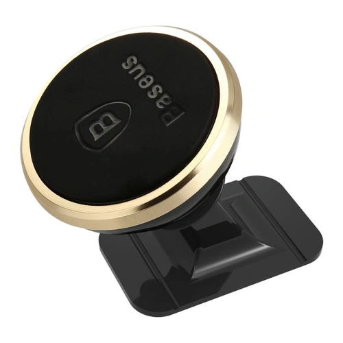 Kup Magnetický automobilový držák Baseus s rotací 360 stupňů Magnetic (zlatý) - BSU4337 - {ean13} - Sklep Home Screen