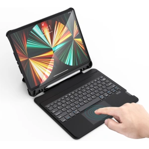 Kup Etui Choetech BH-015 Keyboard Bluetooth Case Apple iPad Pro 12.9 2020/2021 (4. i 5. generacji) czarny - CHT119 - {ean13} - Sklep Home Screen