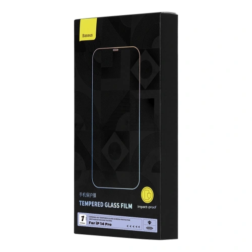 Kup Sticlă temperată Baseus 0.4mm Corning HD Apple iPhone 14 Pro cu filtru anti-praf - BSU4338 - {ean13} - Sklep Home Screen