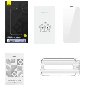 Kup Szkło hartowane Baseus 0.4mm Corning HD Apple iPhone 14 Pro z filtrem przeciwpyłowym - BSU4338 - {ean13} - Sklep Home Screen