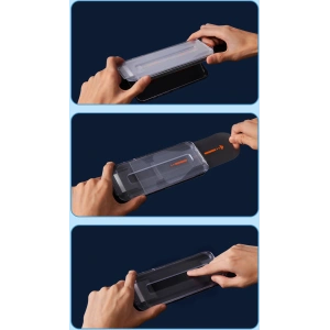 Edzett üveg Baseus 0.4mm Corning HD Apple iPhone 14 Pro porálló szűrővel