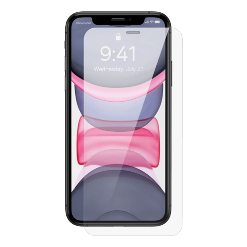 Buy Baseus 0.4mm Corning HD Glass Apple iPhone 11/XR with dust filter - BSU4339 - {ean13} - Home Screen Store Europe