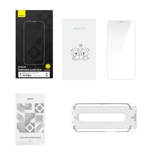 Buy Baseus 0.4mm Corning HD Glass Apple iPhone 11/XR with dust filter - BSU4339 - {ean13} - Home Screen Store Europe