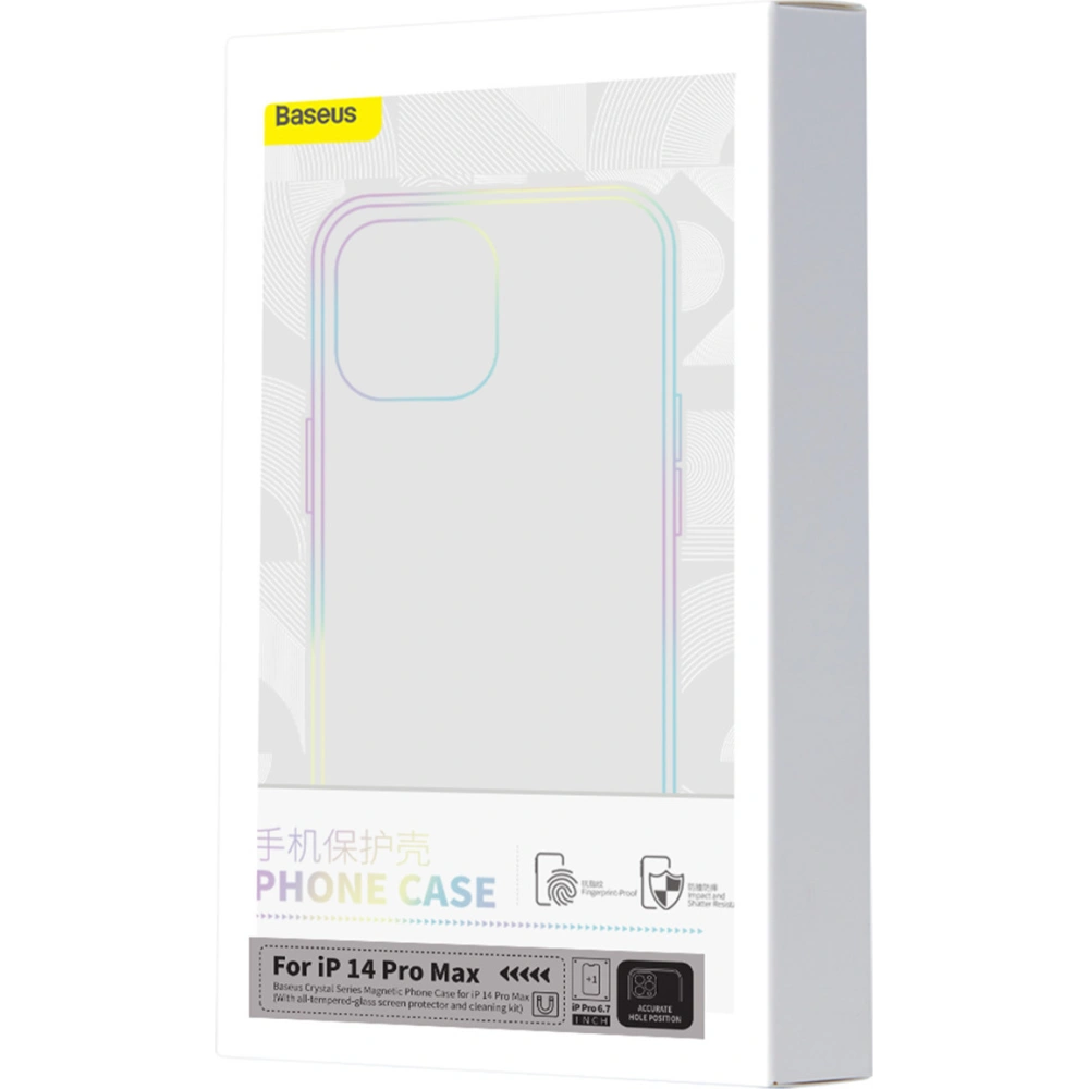 Etui + szkło Baseus Crystal Case MagSafe Apple iPhone 14 Pro Max przezroczyste