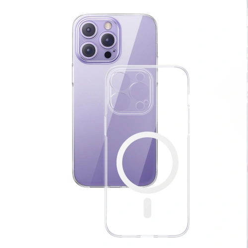 Kup Baseus Apple Case + Glas Crystal Case MagSafe iPhone 14 Pro Max transparent - BSU4340 - {ean13} - Sklep Home Screen